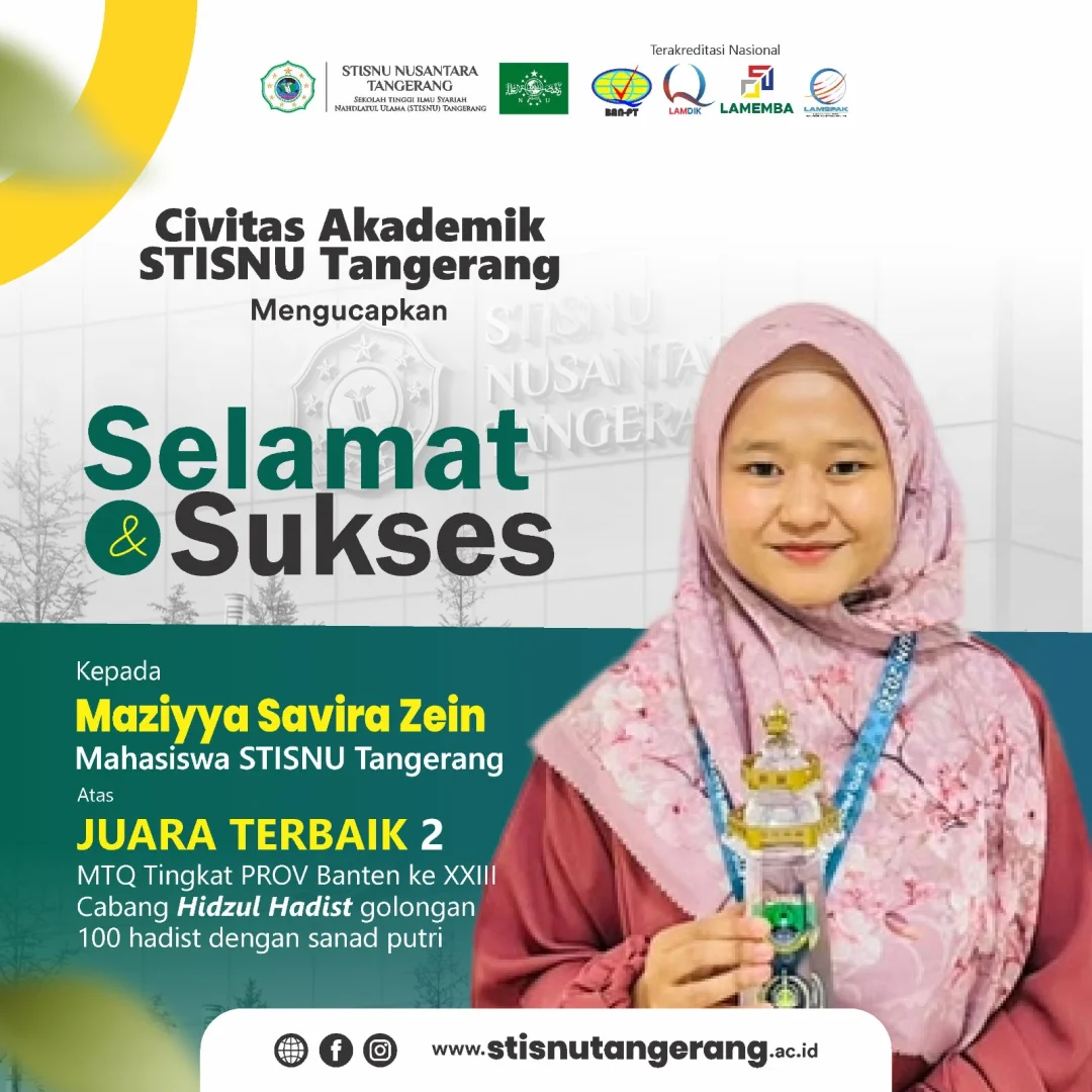 Maziyya Safira Zen Juara 2 MTQ Provinsi Banten 2026