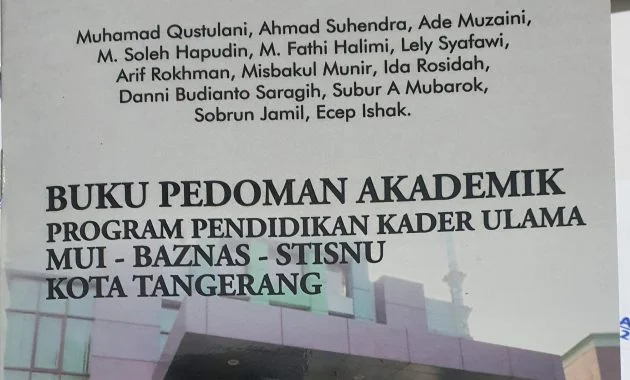 STISNU TERBITKAN BUKU PEDOMAN PERKULIAHAN PKU MUI BAZNAS