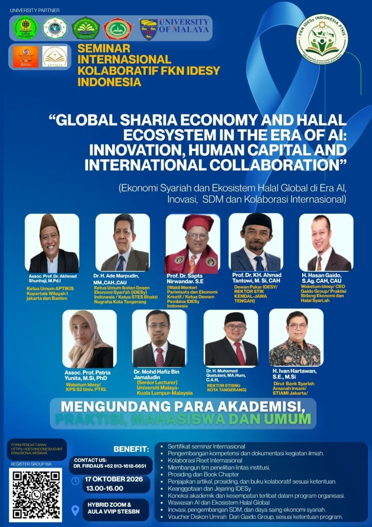 STISNU Nusantara Tangerang Perkuat Kolaborasi Seminar Internasional, Bahas Masa Depan Ekonomi Syariah di Era AI