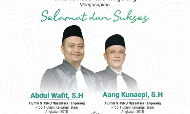 Sah, 2 Alumni STISNU Jadi Advokat
