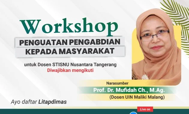 Workshop Pengabdian Masyarakat: Dosen STISNU Wajib Ikut