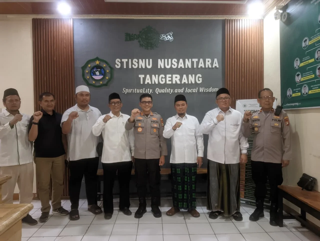 Kunjungi STISNU, Kapolres Metro Tangerang Kota Ajak Kolaborasi