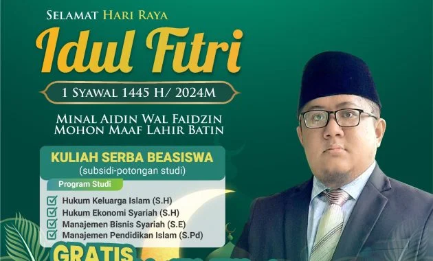 STISNU Tangerang: Selamat Hari Raya Idul Fitri 1445 H