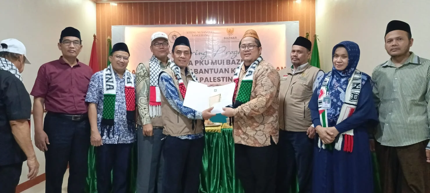 STISNU Serahkan Bantuan Palestina Ke Baznas