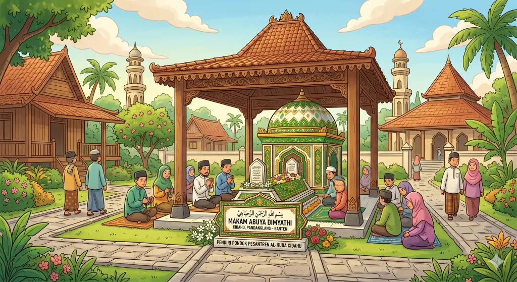 ZIARAH ABUYA BANTEN: MAHASISWA STISNU TRADISIKAN NGALAP BAROKAH